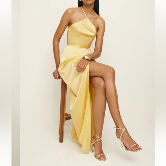 Reformation Dresses & Skirts - NEW NWT Reformation Natural Myla Silk Dress